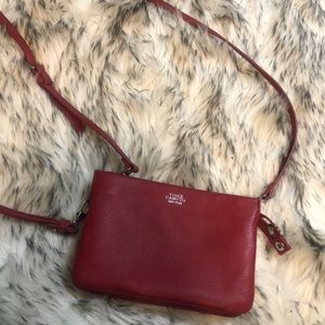 Vince Camuto red crossbody bag